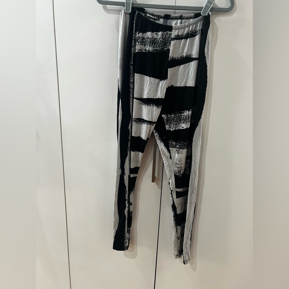 Stylish Alembika XL Black and White Slim Pants